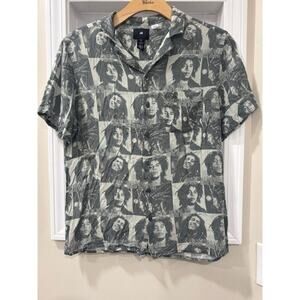 Bob Marley Button Down Shirt